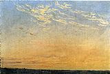 Caspar David Friedrich Famous Paintings - Evening 1824